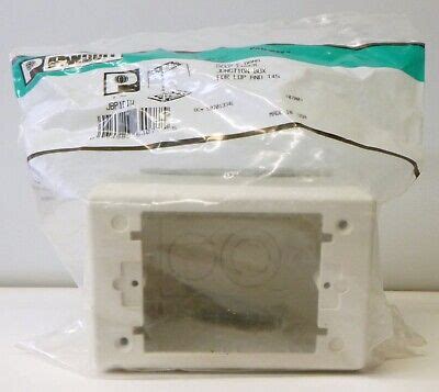 panduit single gane deep powered junction box model jbp1diw|low voltage panduit.